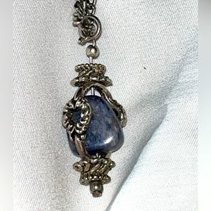 Blue stone necklace